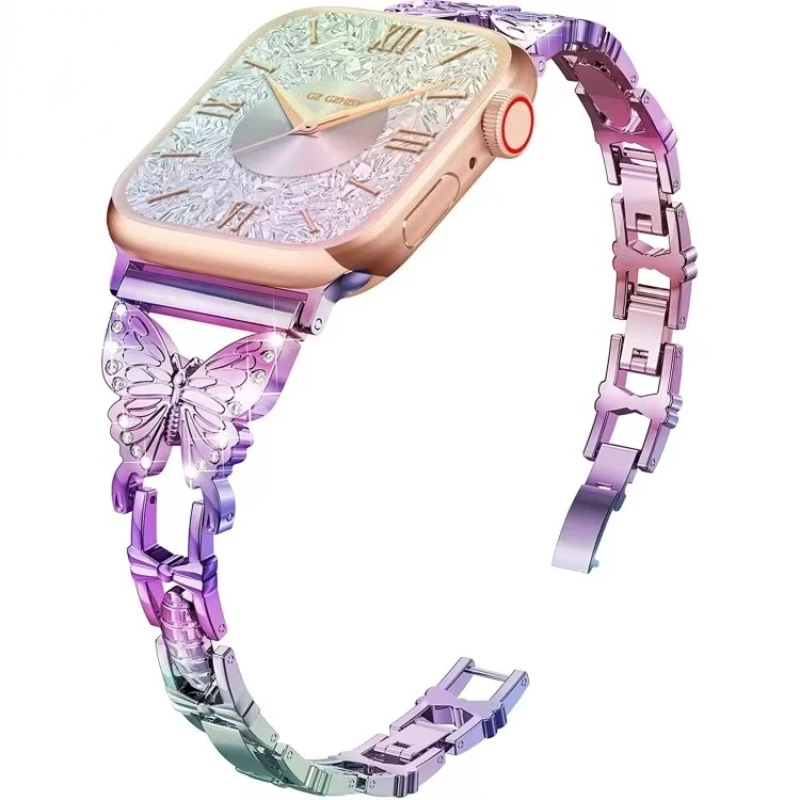 Metal Strap for Apple Watch Band 8 7 45mm 41mm Stainless Steel Butterfly Style Bracelet for iWatch 6 5 4 SE 44mm 42mm 40mm Band
Metal Strap for Apple Watch Band 8 7 45mm 41mm Stainless Steel Butterfly Style Bracelet for iWatch 6 5 4 SE 44mm 42mm 40mm Band