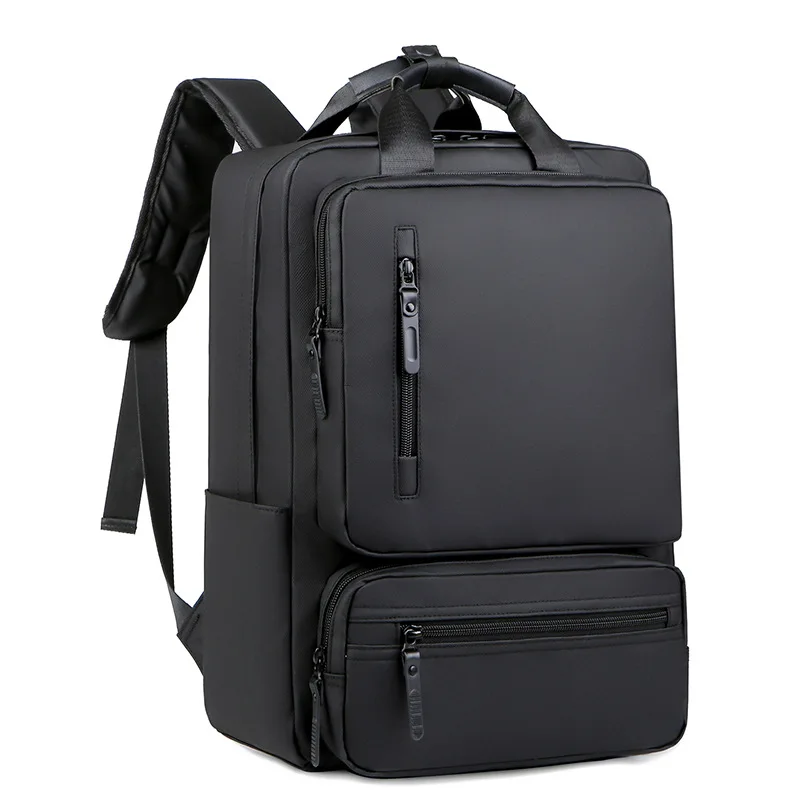 

Повседневный деловой рюкзак для мужчин, сумка для компьютера и ноутбука, вместительный школьный ранец из ткани Оксфорд, Мужской Дорожный рюкзак, Повседневная рабочая сумка