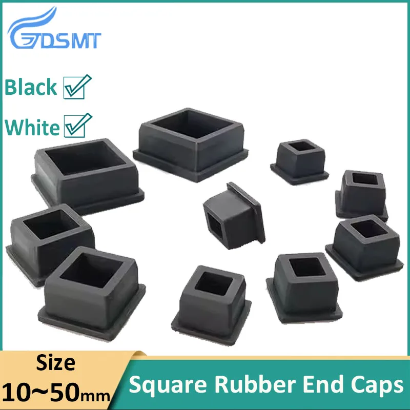 Square Silicone Rubber End Caps Soft T Type Blanking Plugs Tube Pipe Insert Stopper Table Chair Foot Pads Side Length 9.6-50.6mm
Square Silicone Rubber End Caps Soft T Type Blanking Plugs Tube Pipe Insert Stopper Table Chair Foot Pads Side Length 9.6-50.6mm