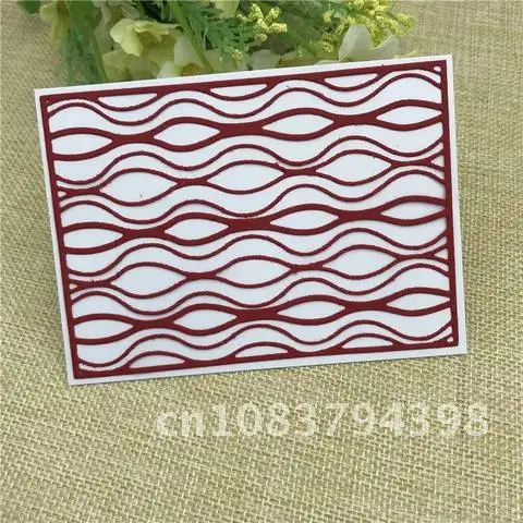 Metal Cutting Dies Stencils For Card Making Decorative Embossing Suit Paper Cards Stamp DIY wavy rectangle frame background 
Metal Cutting Dies Stencils For Card Making Decorative Embossing Suit Paper Cards Stamp DIY wavy rectangle frame background