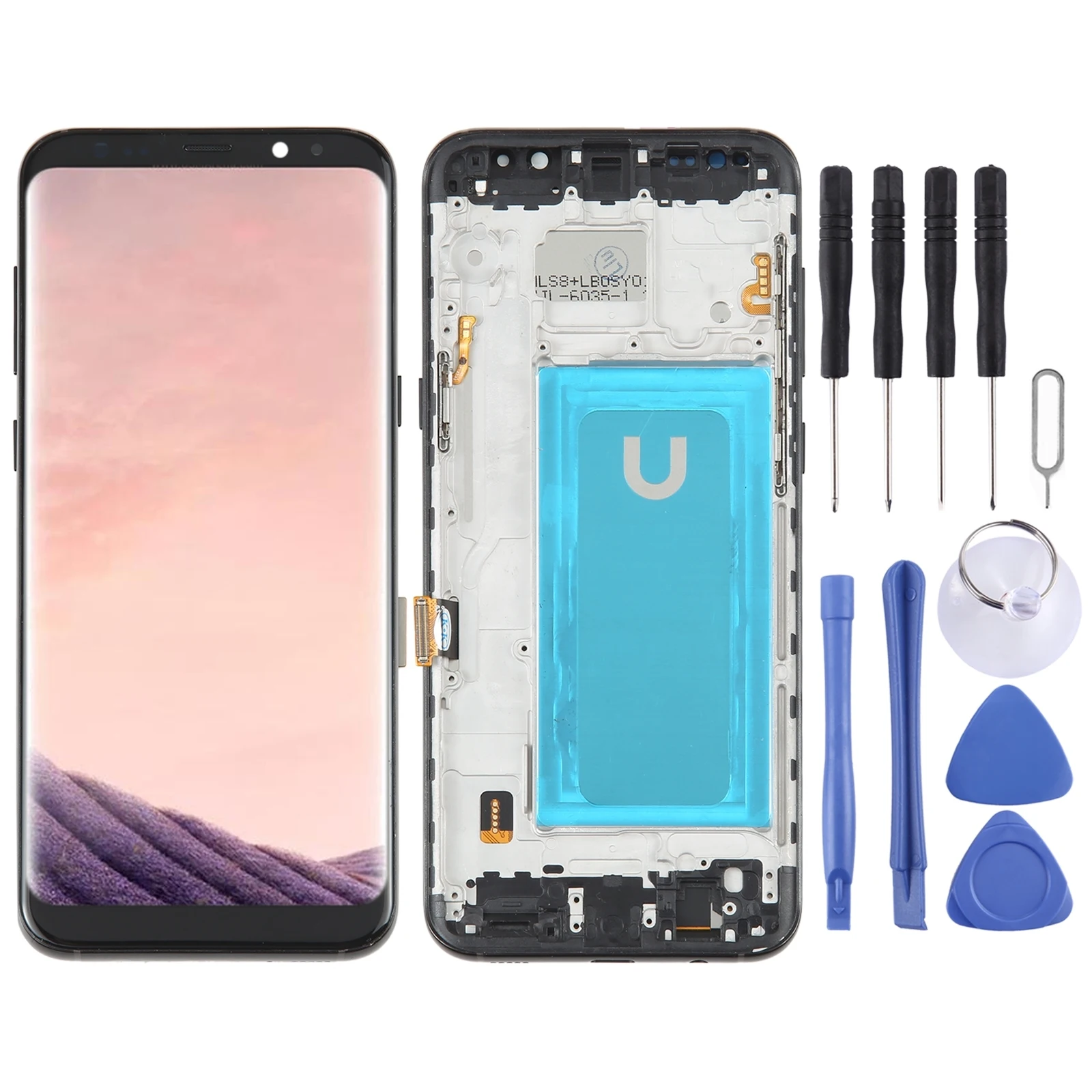 TFT LCD Screen for Samsung Galaxy S8+ SM-G955 Digitizer Full Assembly with Frame
TFT LCD Screen for Samsung Galaxy S8+ SM-G955 Digitizer Full Assembly with Frame