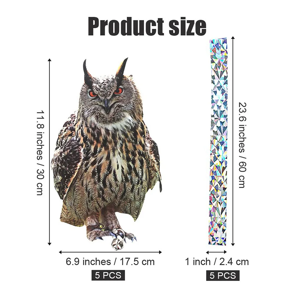 Bird Control Owl Decor 1pc 30x17.5cm Acrylic Fake Owl Statue For Home Garden Decor Scarecrow Durable High Quality
Bird Control Owl Decor 1pc 30x17.5cm Acrylic Fake Owl Statue For Home Garden Decor Scarecrow Durable High Quality