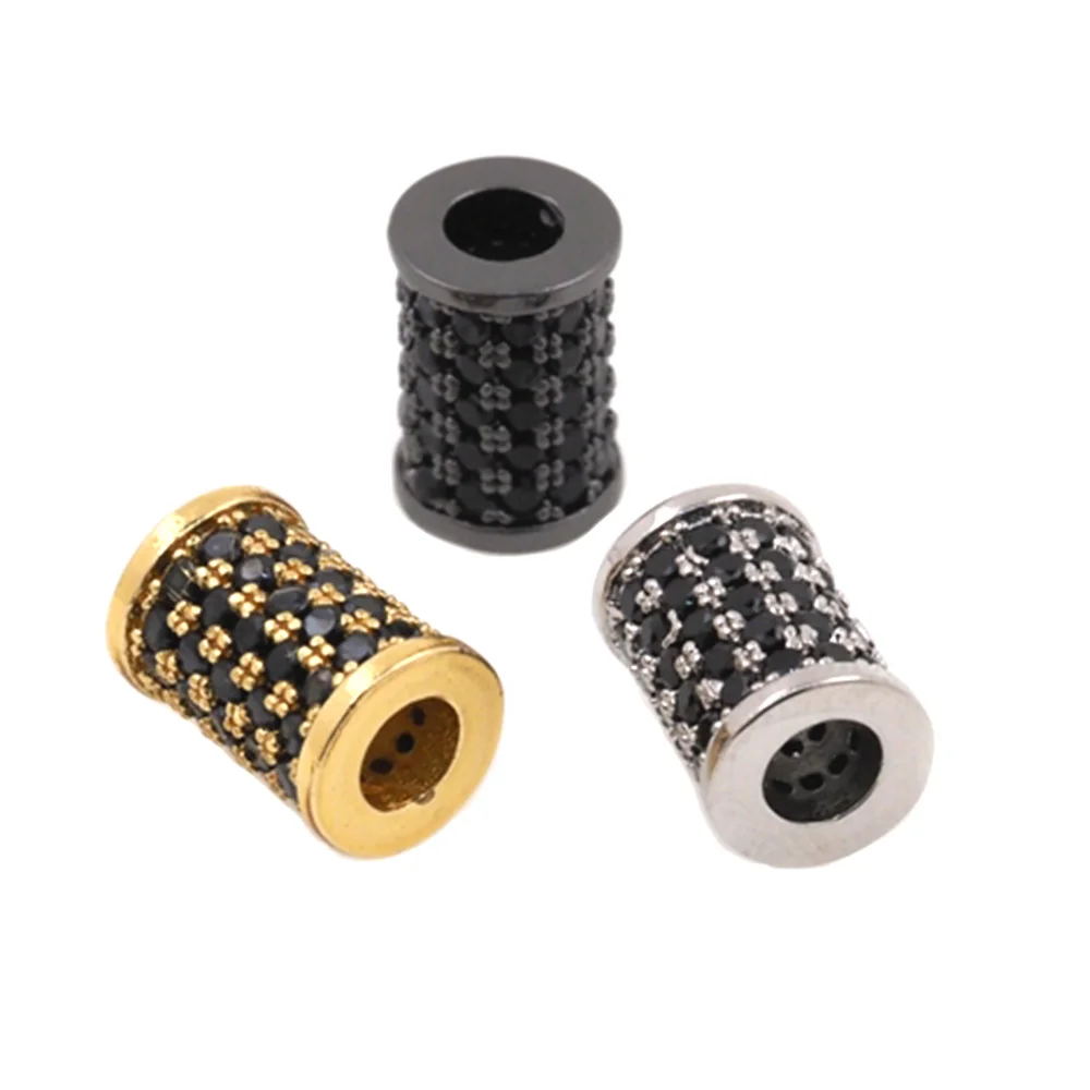 Fashion Cylinder Shaped Piercings Spacer Bead Gold Plated Copper Inlaid Zircon Charm Jewelry DIY Making Bracelet Accessories
Fashion Cylinder Shaped Piercings Spacer Bead Gold Plated Copper Inlaid Zircon Charm Jewelry DIY Making Bracelet Accessories