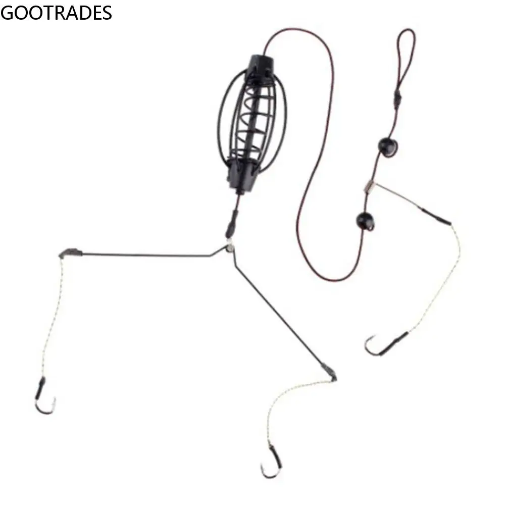 Anti Hanging Carp Fishing Baits Cages Hook High Carbon Steel Fishing Group Bait Cage
Anti Hanging Carp Fishing Baits Cages Hook High Carbon Steel Fishing Group Bait Cage
