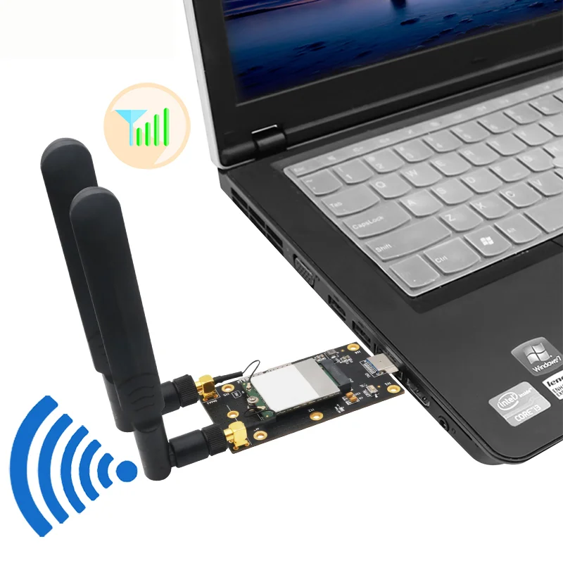 

NGFF M.2 to USB 3.0 adapter board 4G Antenna for Quectel LTE Cat16 EM160R-GL EM12-G EM06-E EM06-A EM120R-GL EM121R-GL M.2 Modem