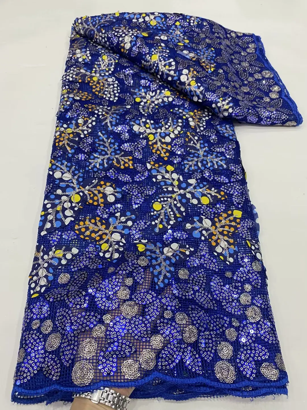 Latest Sequins Tulle Mesh African Cord Lace Fabric Luxury French Nigerian Net Lace Fabric High Quality Wedding Dress Material
Latest Sequins Tulle Mesh African Cord Lace Fabric Luxury French Nigerian Net Lace Fabric High Quality Wedding Dress Material