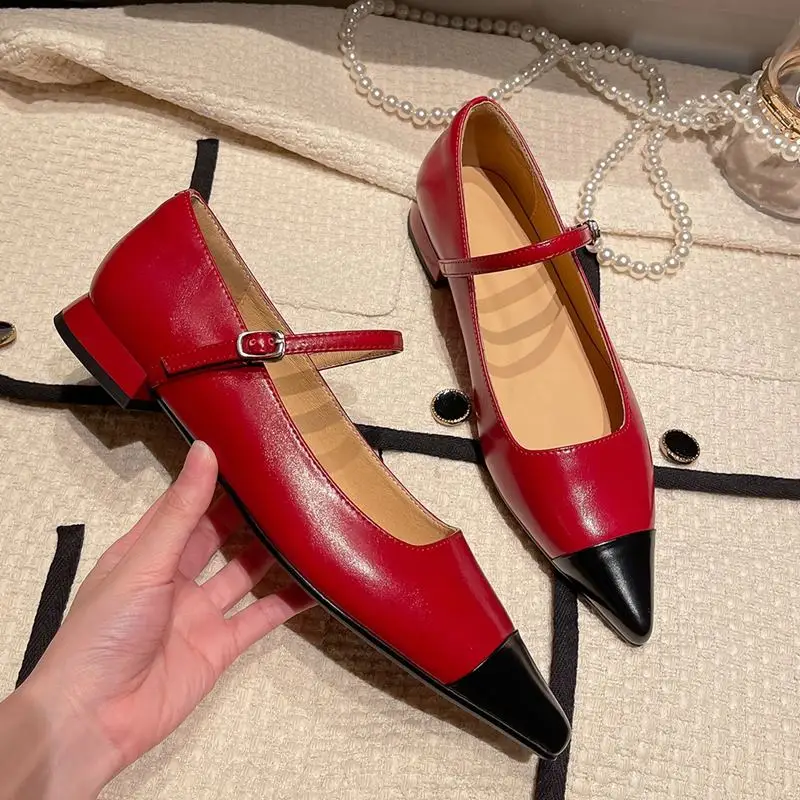 Size 33-40 Natural Genuine Leather Comfortable Women Heels Shoes Pointed Toe Mixed Colors Fashion Casual High Heel Shoes
Size 33-40 Natural Genuine Leather Comfortable Women Heels Shoes Pointed Toe Mixed Colors Fashion Casual High Heel Shoes