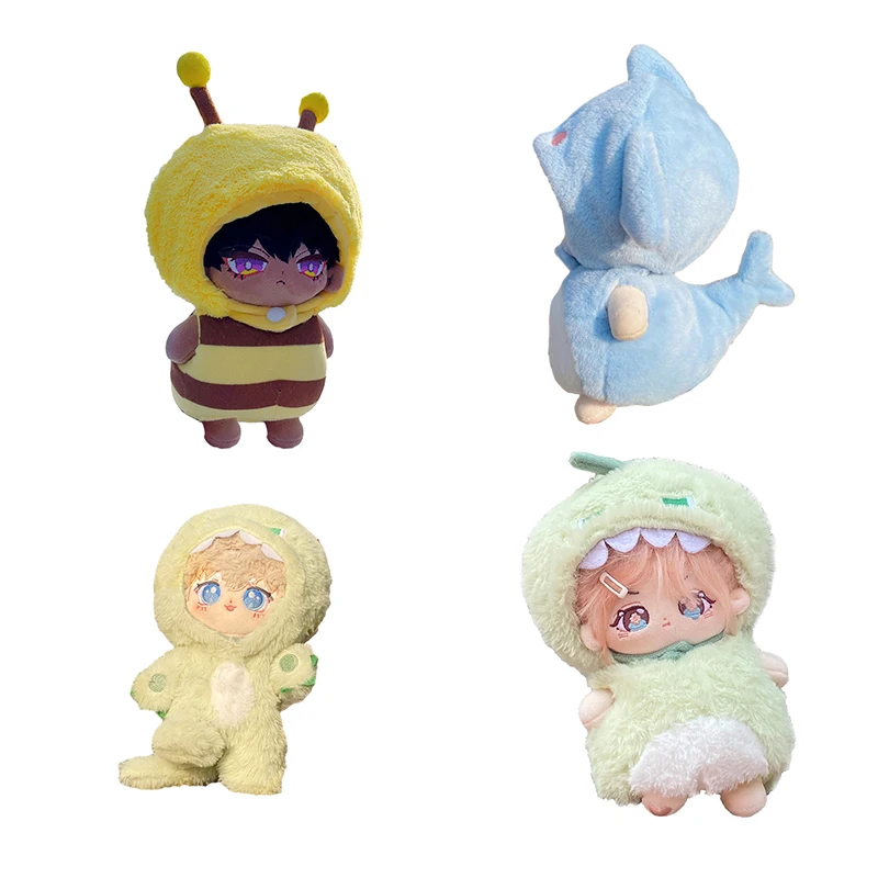 Doll Clothes for 20cm Idol Doll Outfit Accessories Green Dinosaur Shark Bee One-Piece Suit for Star Dolls Toys Collection Gifts 
Doll Clothes for 20cm Idol Doll Outfit Accessories Green Dinosaur Shark Bee One-Piece Suit for Star Dolls Toys Collection Gifts