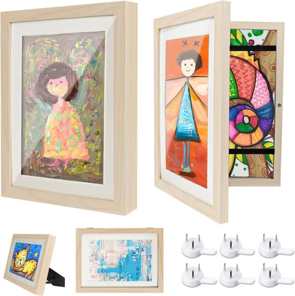 SWEETHOME Kids Art Frames Large Storage Capacity Fillable Front Opening Photo Frames For 150 Pictures
SWEETHOME Kids Art Frames Large Storage Capacity Fillable Front Opening Photo Frames For 150 Pictures