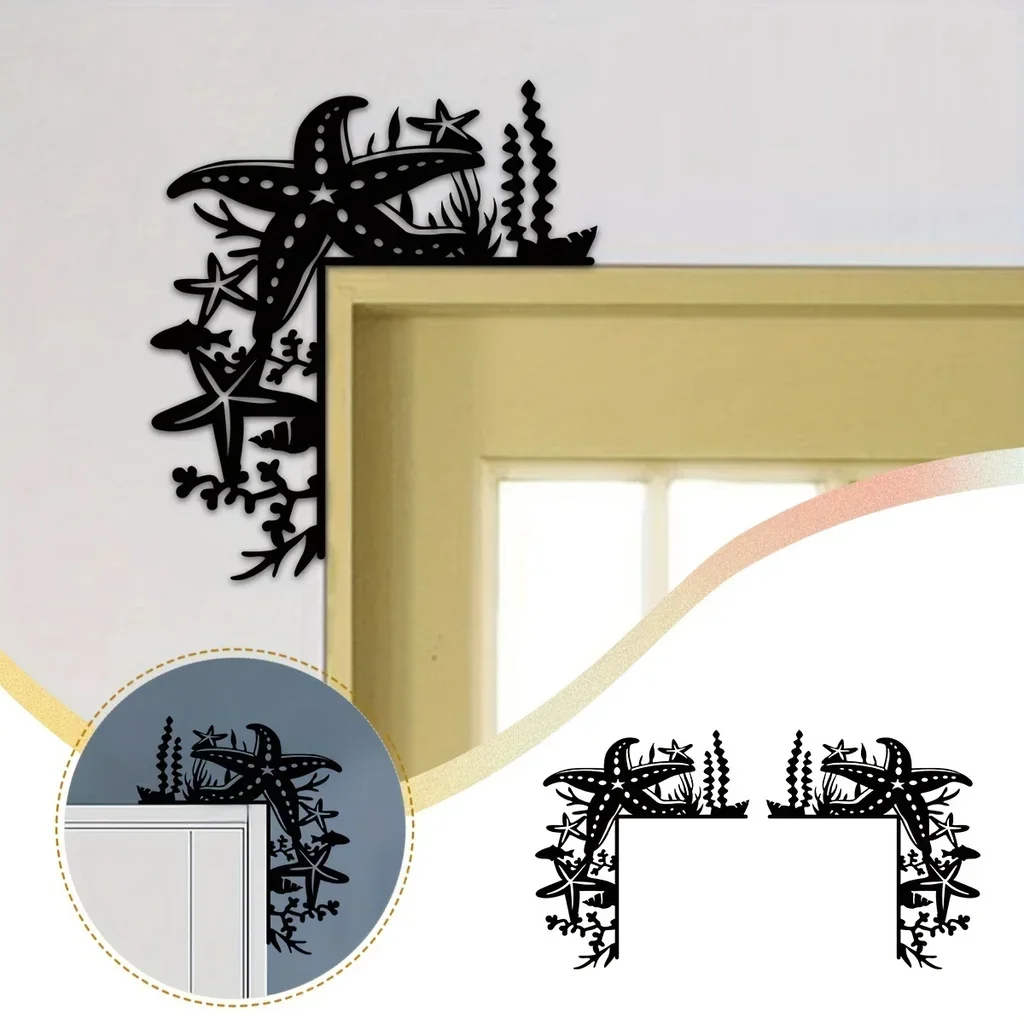 metal iron Starfish Home Decorative Wall Stickers Door Corner Decorations Door Frame Corner Decoration Iron Art Wall Mounted De
metal iron Starfish Home Decorative Wall Stickers Door Corner Decorations Door Frame Corner Decoration Iron Art Wall Mounted De
