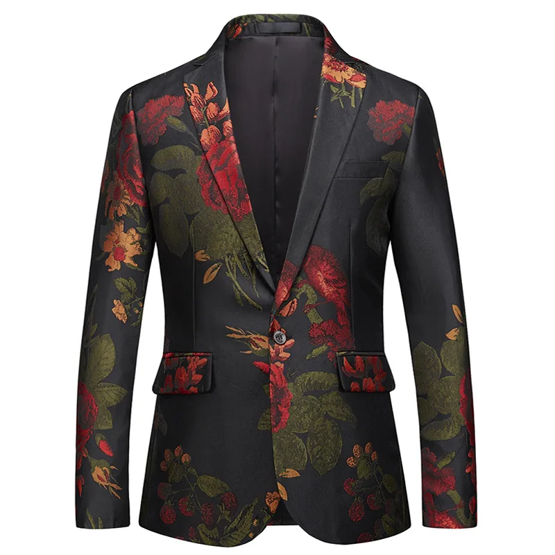 HOO 2023 Men's Business Casual One Button Printed blazer Youth Fashion Slim-Fitting blazer
HOO 2023 Men's Business Casual One Button Printed blazer Youth Fashion Slim-Fitting blazer