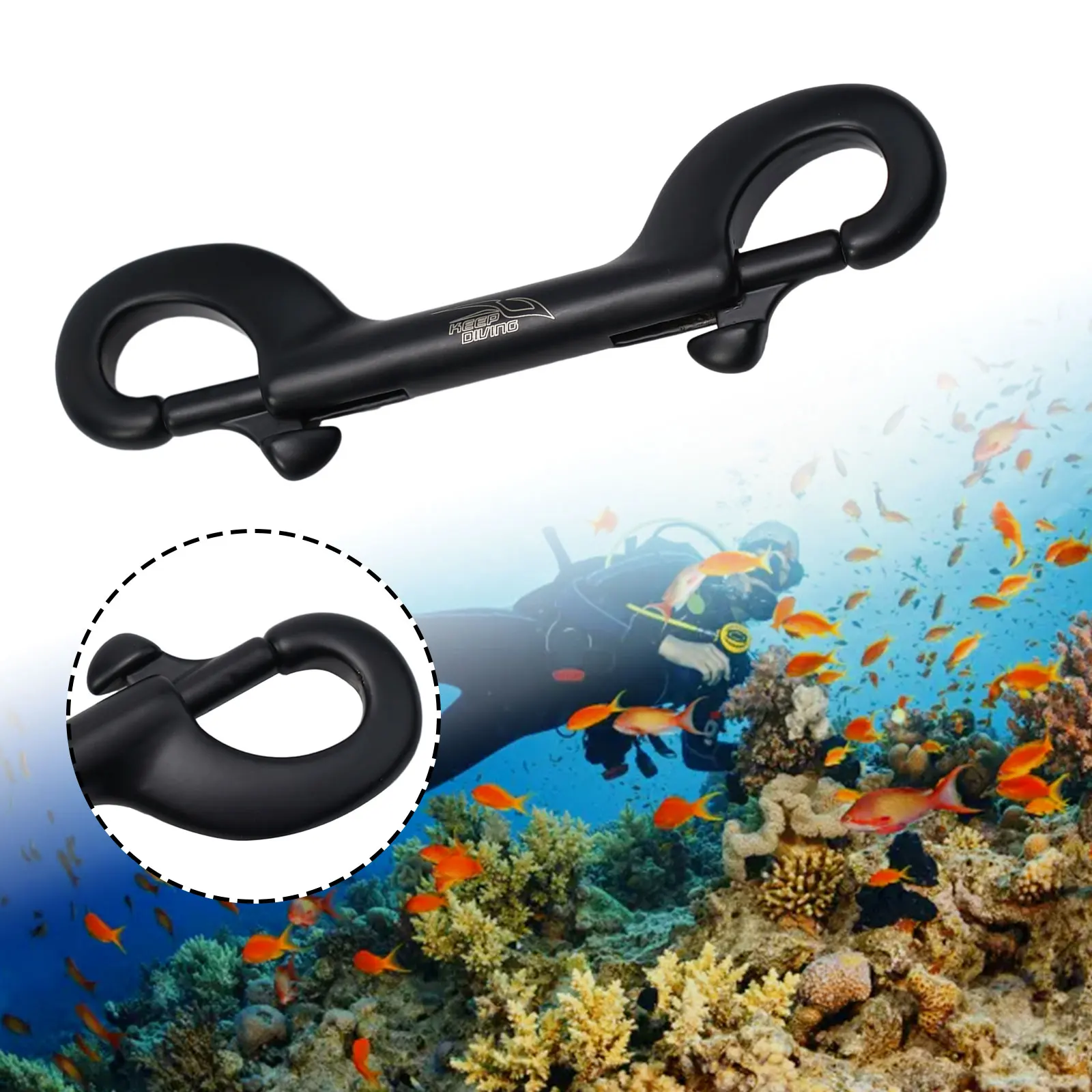 Upgrade Your Dive Experience With 316 Stainless Steel Scuba Diving Double Ended Snap Hook 100mm A Must Have For All Divers
Upgrade Your Dive Experience With 316 Stainless Steel Scuba Diving Double Ended Snap Hook 100mm A Must Have For All Divers