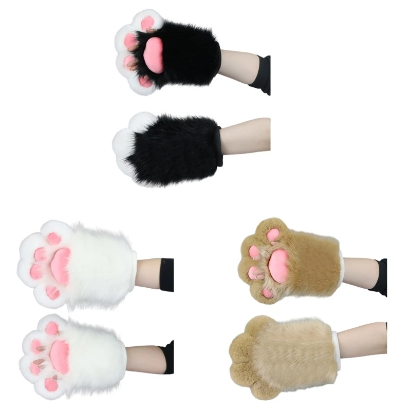 

Oversized Paw Gloves Masquerade Halloween Devil Kitten Party Costume Drop Shipping