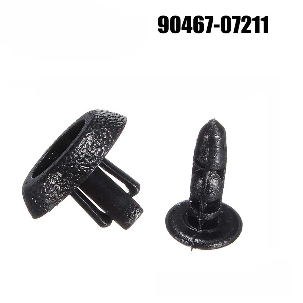 Parts Grille Clip Radiator Retainer Rivet 10PCS 90467-07211 Accessories Black Nylon Replacement Bumper Cover New
Parts Grille Clip Radiator Retainer Rivet 10PCS 90467-07211 Accessories Black Nylon Replacement Bumper Cover New