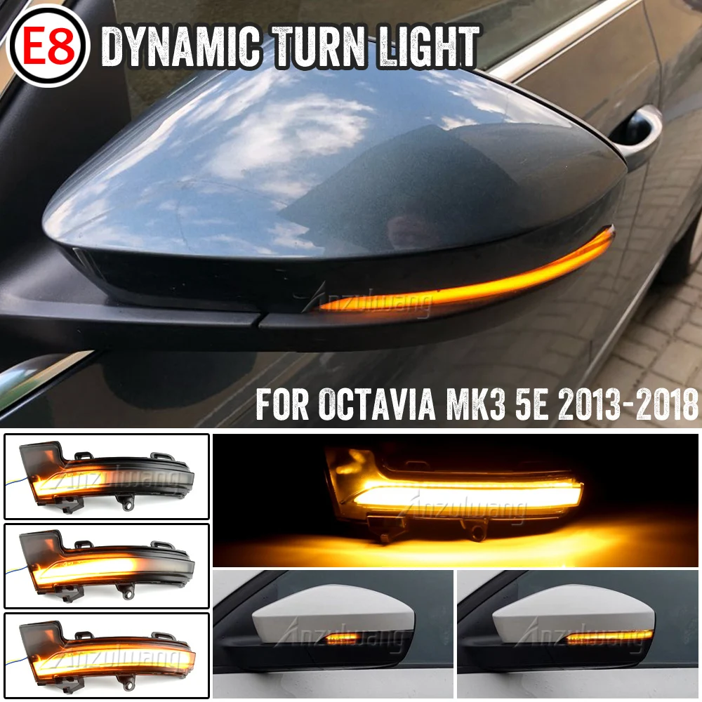 For Skoda Octavia Mk3 A7 5E 2014-2019 LED Dynamic Turn Signal Light Rearview Mirror Blinker Indicator
For Skoda Octavia Mk3 A7 5E 2014-2019 LED Dynamic Turn Signal Light Rearview Mirror Blinker Indicator