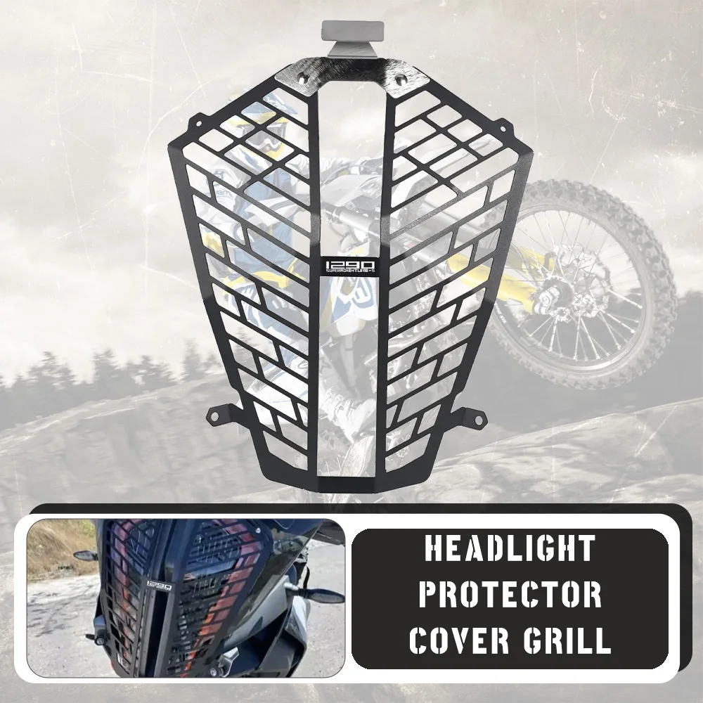 

For KTM 1290 Super Adventure ADV S R 2017-2021 Headlight Protector Grille Guard Cover Protection Grill Motorcycle Accessories