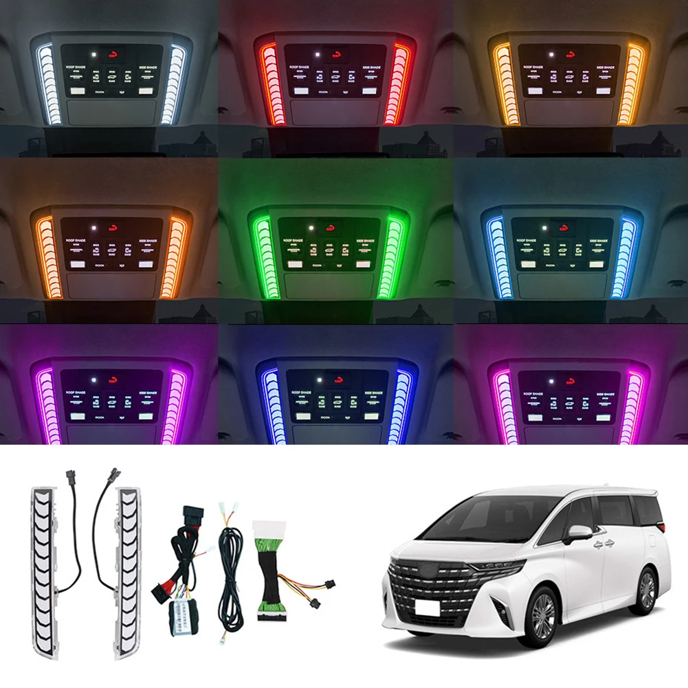 Auto Ambient Light Reading Light Modification Light Strip Adjustable Color Ambient Light For Toyota Alphard 40 Series 2023+
Auto Ambient Light Reading Light Modification Light Strip Adjustable Color Ambient Light For Toyota Alphard 40 Series 2023+