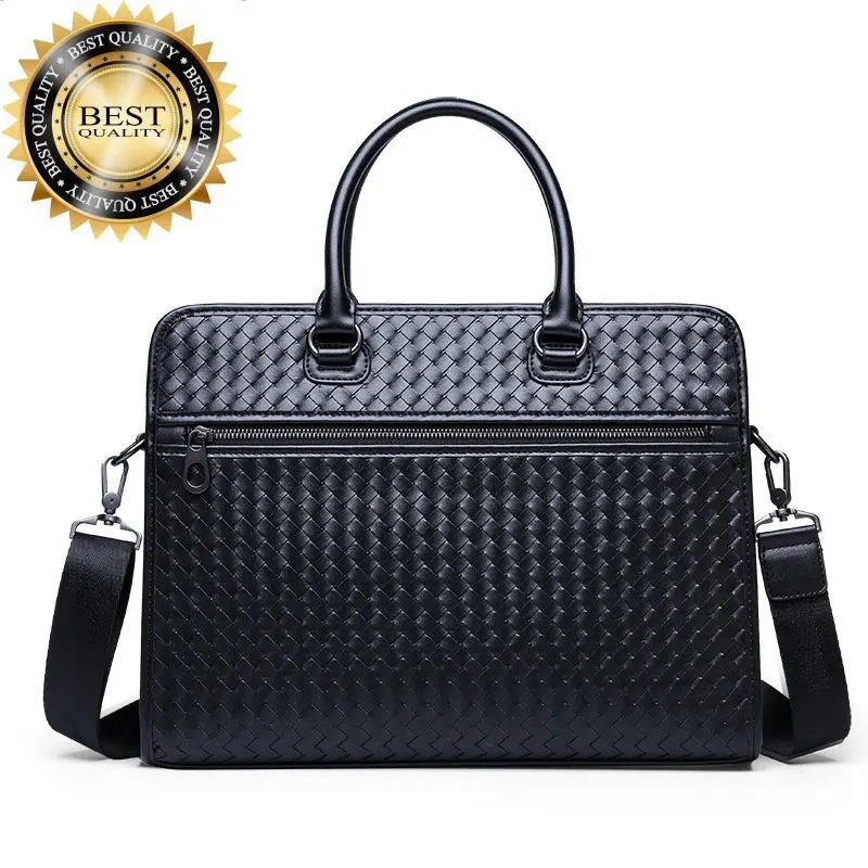 Design Men's Briefcase Hand-Woven New Leather Crossbody Bag Business Handbags Bolsa Masculina Messenger 2A 
Design Men's Briefcase Hand-Woven New Leather Crossbody Bag Business Handbags Bolsa Masculina Messenger 2A