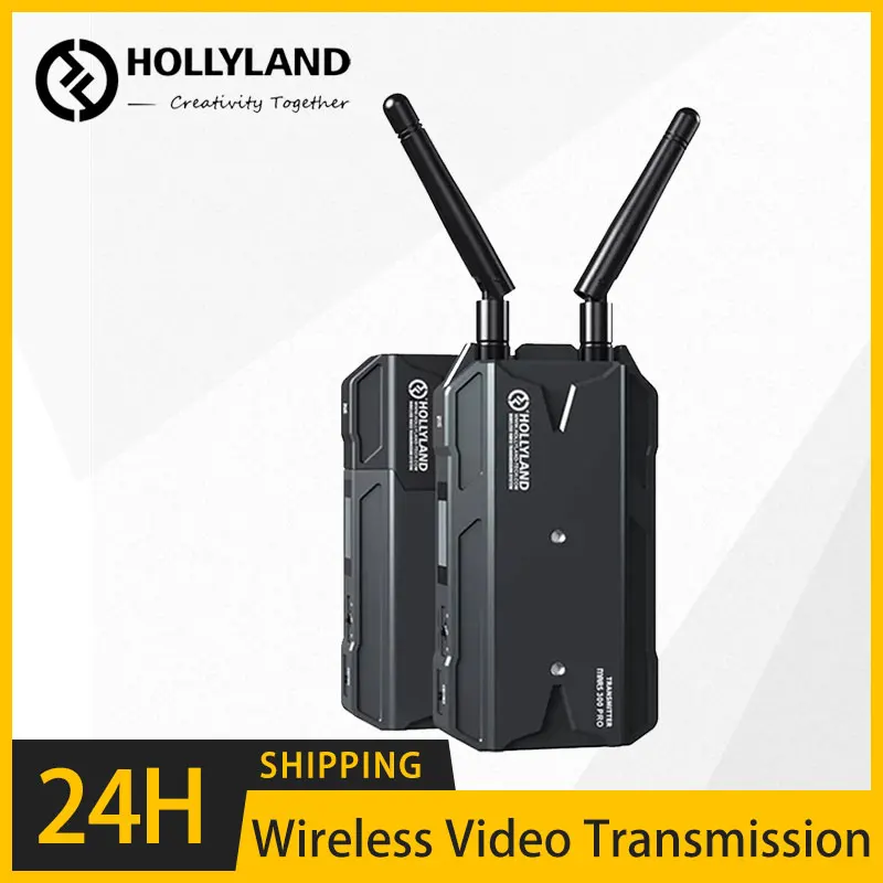 

Hollyland Mars 300 Pro Enhanced Wireless Video Transmission 0.1s Latency 300ft Range HDMI Loopout for Videographer Filmmaker