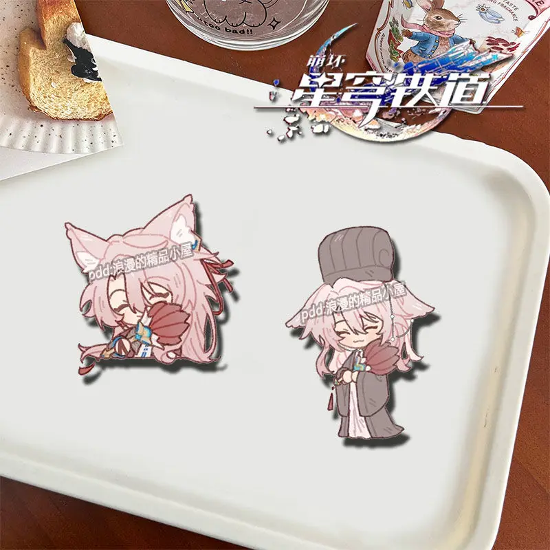 2PCS Jiaoqiu Badges Pins Anime Honkai: Star Rail 2024 New Brooch Cosplay Acrylic School Bag Pendant Clothes Accessorie Gift
2PCS Jiaoqiu Badges Pins Anime Honkai: Star Rail 2024 New Brooch Cosplay Acrylic School Bag Pendant Clothes Accessorie Gift