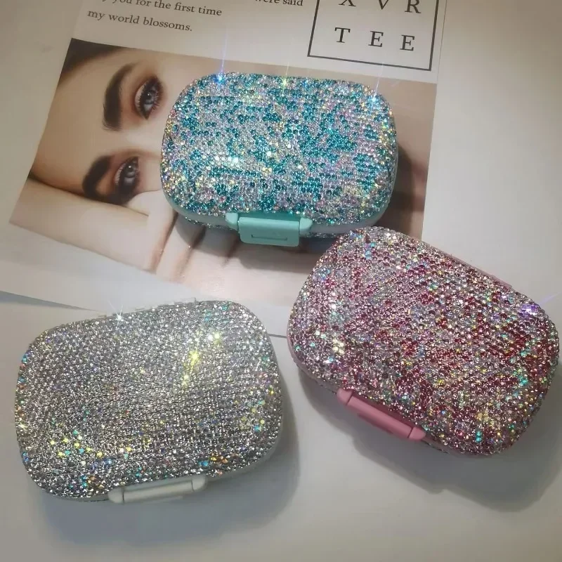 Diamond Portable Small Medicine Box Blingbling Candy Box Jewelry Box Mini 7 Days Weekly Pill Box Travel Pill Case Organizer
Diamond Portable Small Medicine Box Blingbling Candy Box Jewelry Box Mini 7 Days Weekly Pill Box Travel Pill Case Organizer