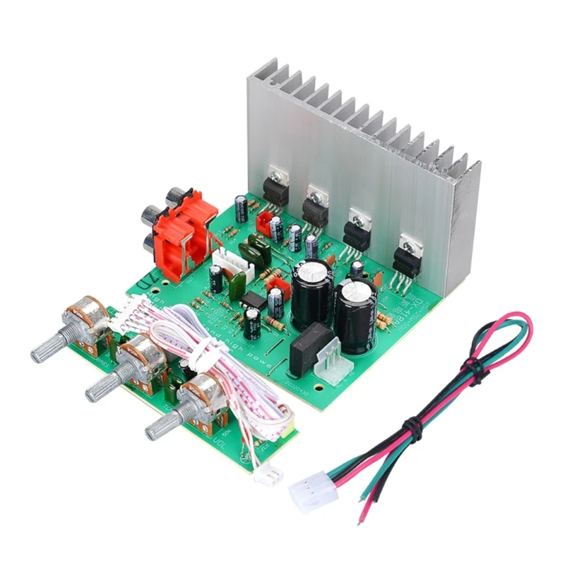 

DX-418 2.1 Channel Subwoofer Digital Amplifier Board DC12-15V 60Wx3 Audional Digital Amplifier Board with Power Cable