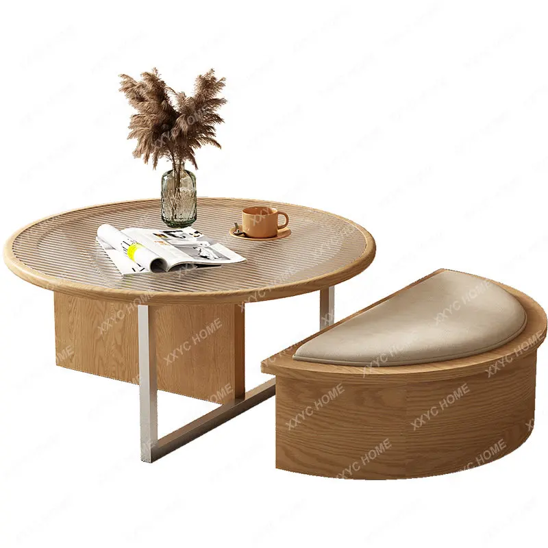 Glass round Tea Table Combination Modern Simple Home Small Apartment Living Room Creative Multifunctional Storage Tea Table
Glass round Tea Table Combination Modern Simple Home Small Apartment Living Room Creative Multifunctional Storage Tea Table