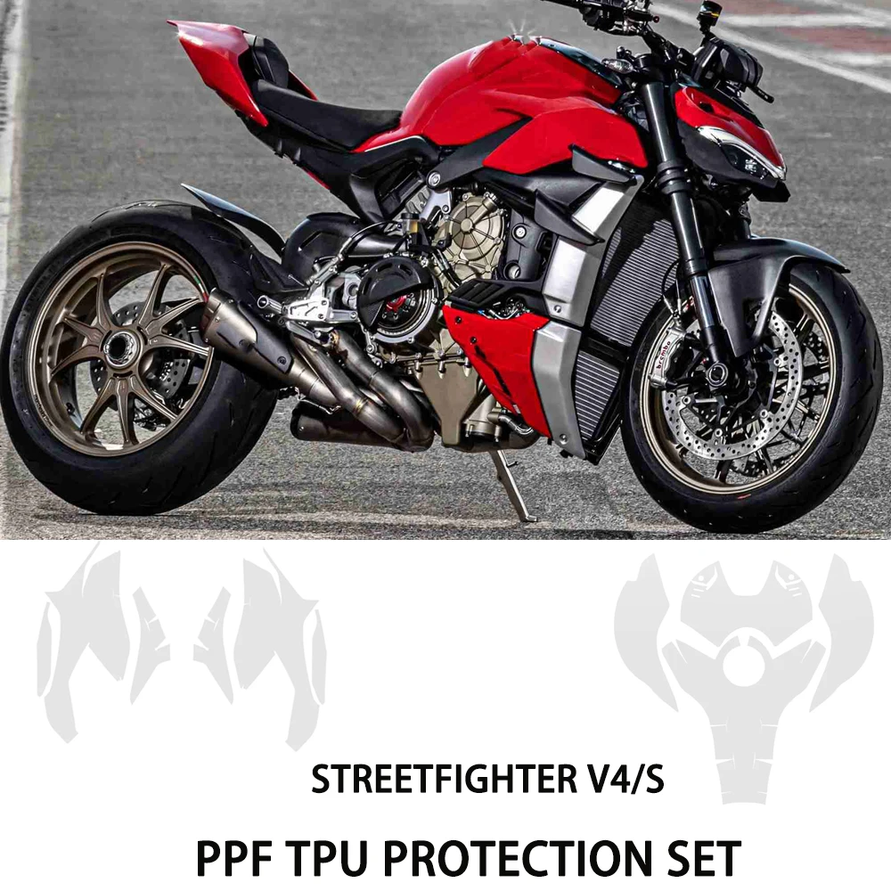 Для DUCATI Streetfighter V4 ТПУ Защитная Наклейка для тела запчасти V4S Motocicleta полный комплект защиты краски аксессуары
Для DUCATI Streetfighter V4 ТПУ Защитная Наклейка для тела запчасти V4S Motocicleta полный комплект защиты краски аксессуары