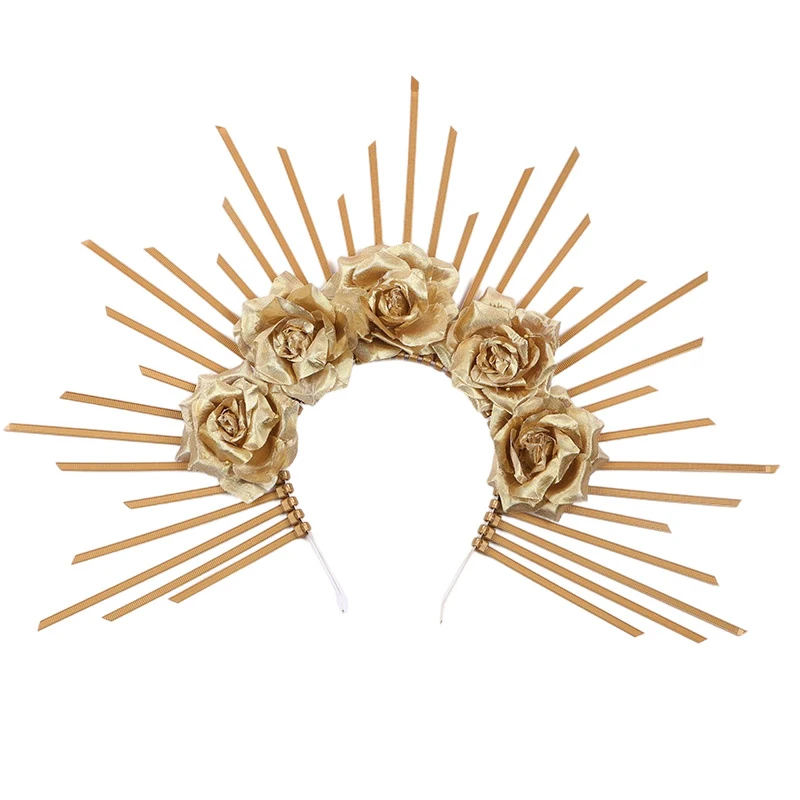 Sun Goddess Crown Headband Halo Halloween Loita Virgin Tiara Cosplay Headpiece Hair Hoop
Sun Goddess Crown Headband Halo Halloween Loita Virgin Tiara Cosplay Headpiece Hair Hoop