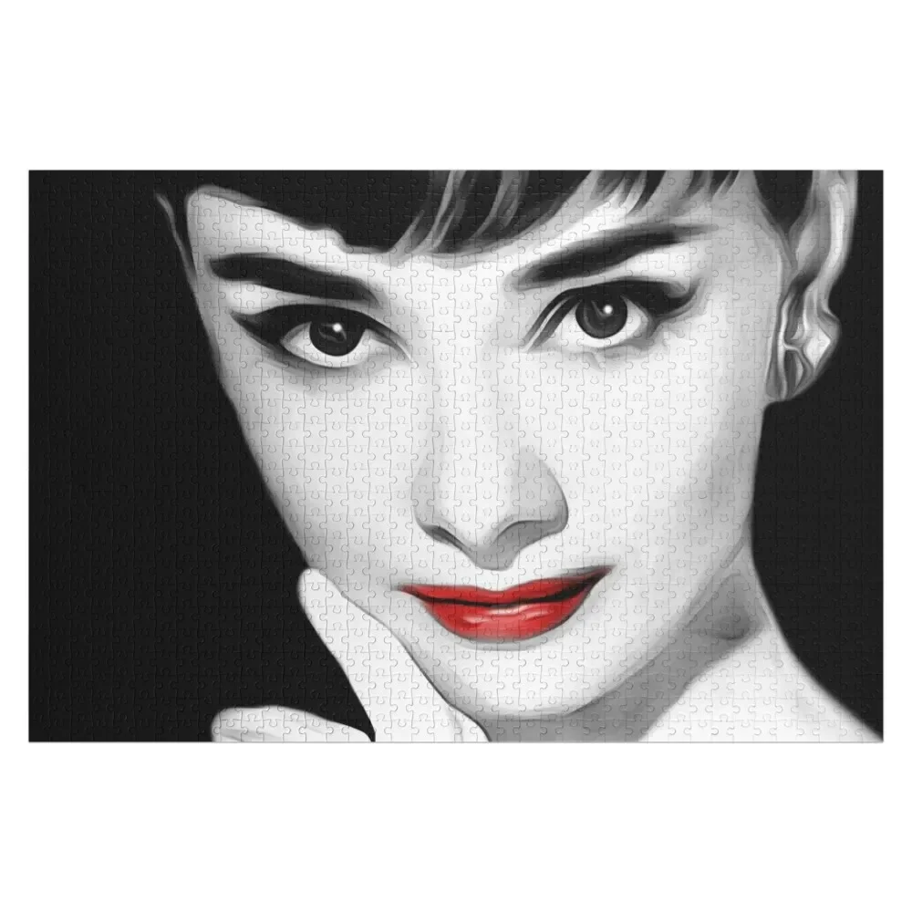 

Audrey Hepburn Lips Jigsaw Puzzle Personalized Wooden Name Woods For Adults Wood Adults Custom Name Child Toy Puzzle