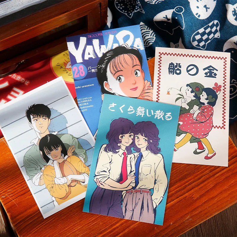 

30 Sheets/Set Kamakura Old Days Series Postcard Japanese Anime Cartoon Characters Greeting Message Cards Birthday Gift Card
