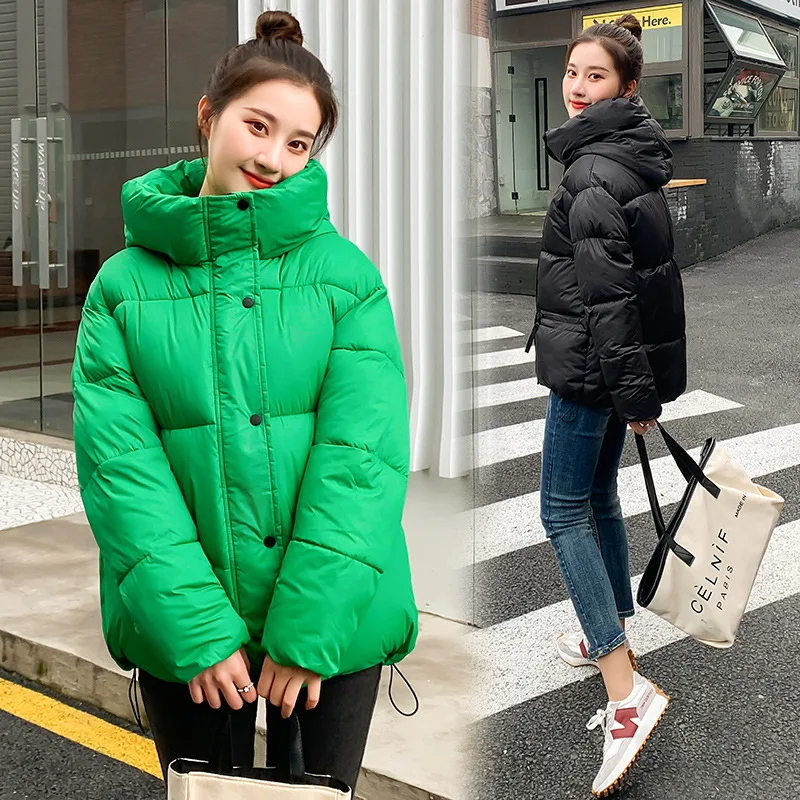 Korean Fashion Winter Coat Women Bubble Jacket Ladies Hooded Down Parkas Pink Harajuku Thick Warm Overcoat Chaquetas Para Mujer 
Korean Fashion Winter Coat Women Bubble Jacket Ladies Hooded Down Parkas Pink Harajuku Thick Warm Overcoat Chaquetas Para Mujer