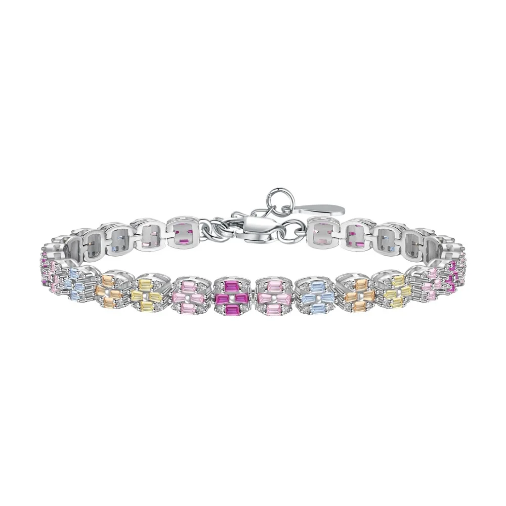 2023 New S925 Sterling Silver Women's Bracelet Full Color Zirconium Inlaid Dopamine Color Fashion Women
2023 New S925 Sterling Silver Women's Bracelet Full Color Zirconium Inlaid Dopamine Color Fashion Women