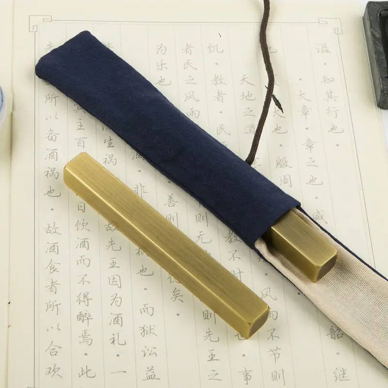 Clearance Brass Paperweight Ruler Pair Of Natural Color Pure Copper Calligraphy Press Strip Solid Study Four Treasures And
Clearance Brass Paperweight Ruler Pair Of Natural Color Pure Copper Calligraphy Press Strip Solid Study Four Treasures And