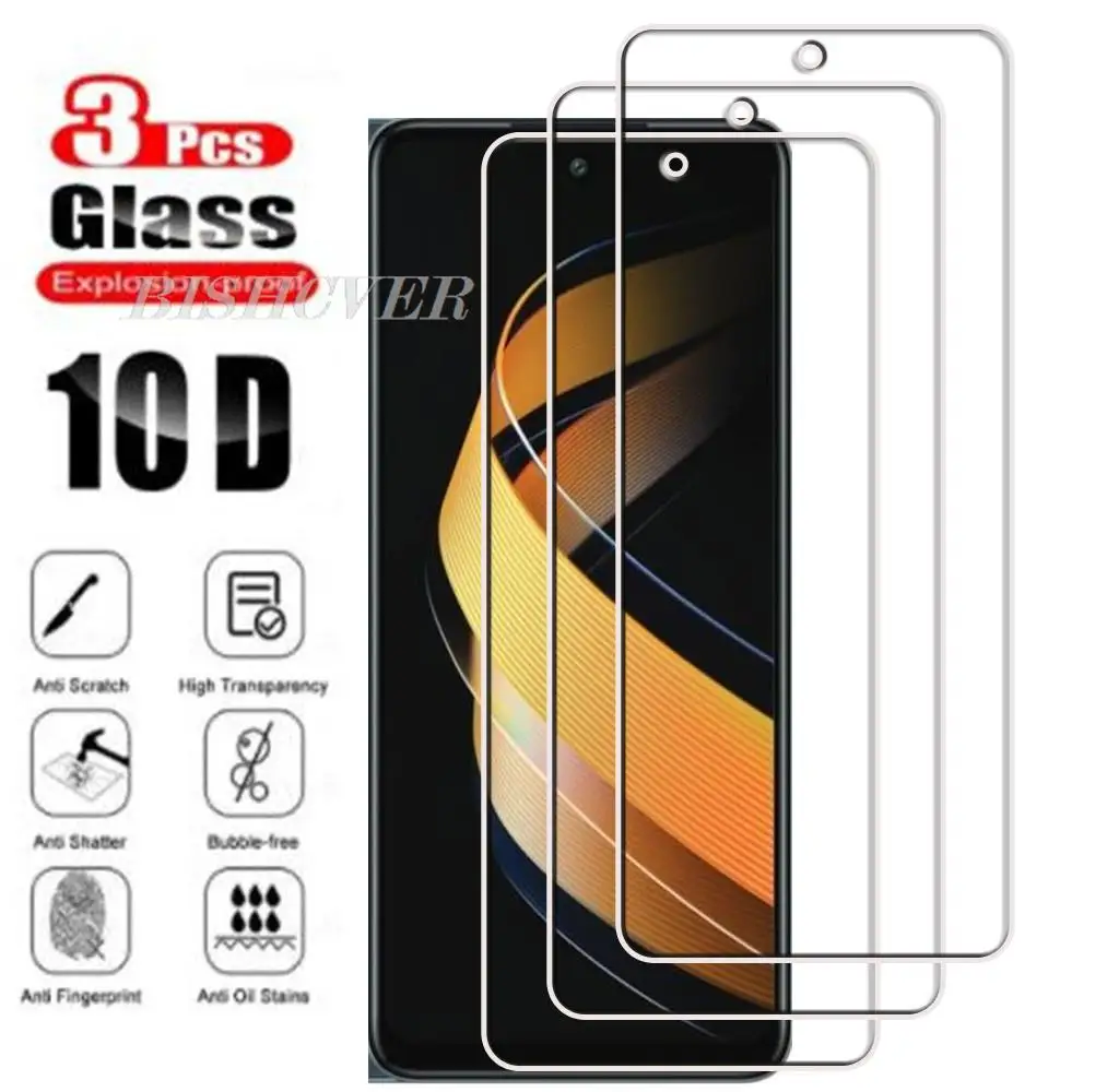 

Закаленное стекло 9H 2.5D для Infinix Smart 8 HD 6,6 дюйма, защитная пленка для экрана телефона InfinixSmart8 Smart8HD X6525, 3 шт.