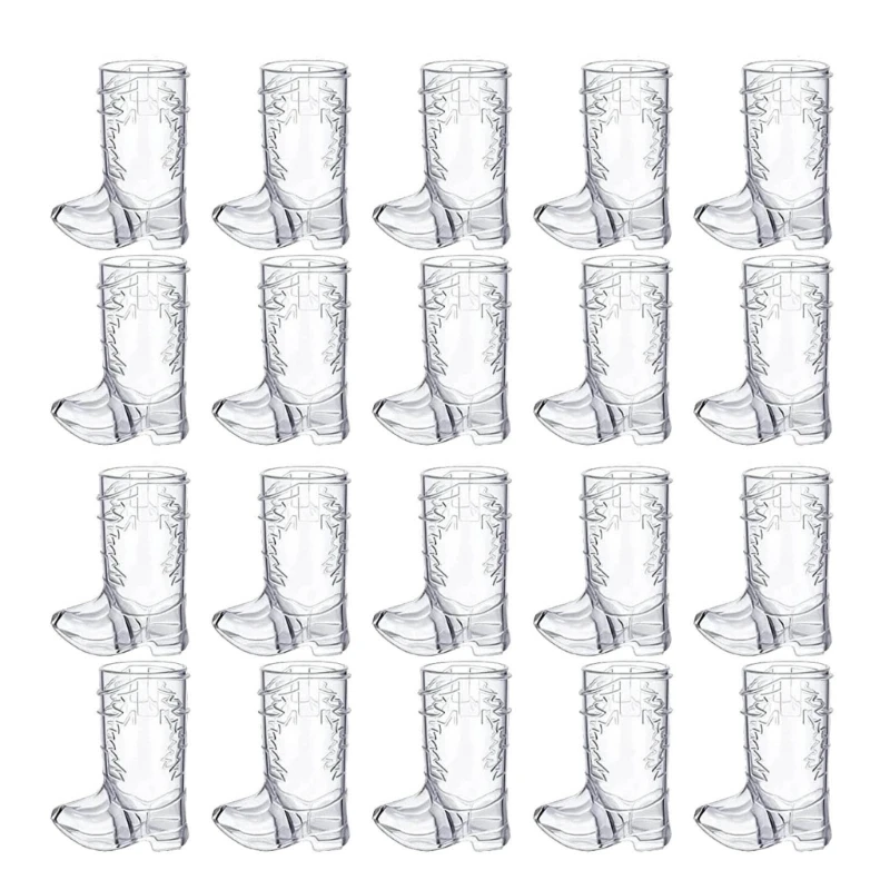 Bulk Pack of 20 Mini Reusable Cowboy Boot Shot Glasses Great for Celebrations Dropship
Bulk Pack of 20 Mini Reusable Cowboy Boot Shot Glasses Great for Celebrations Dropship