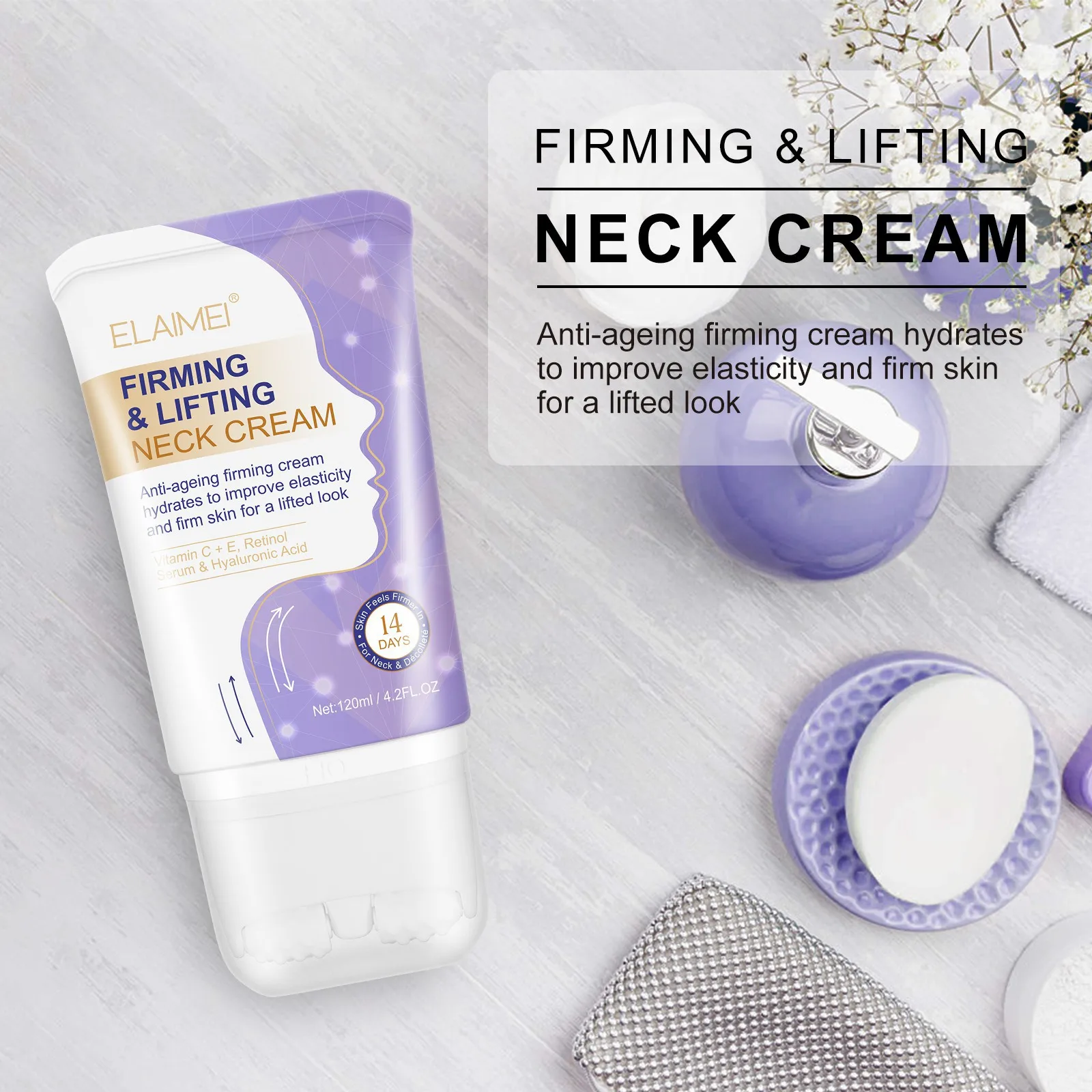 Double Roller Neck Firming Cream V-Type Massager Niacinamide Anti-Wrinkle Elastic Lifting Fades Neck Lines
Double Roller Neck Firming Cream V-Type Massager Niacinamide Anti-Wrinkle Elastic Lifting Fades Neck Lines