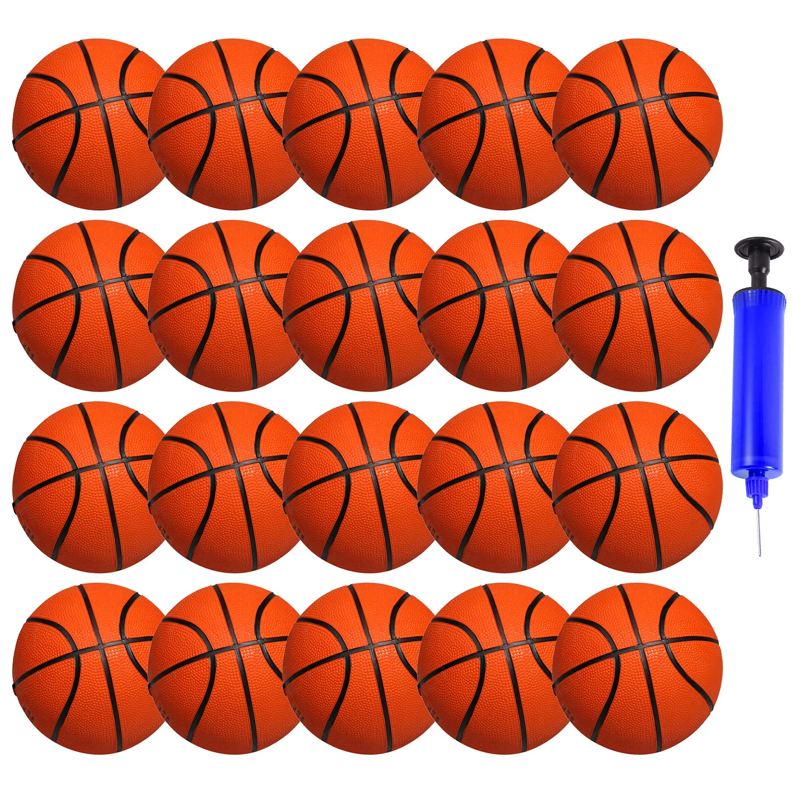 10/20Pcs Mini Ball And Inflator ABS Portable Sports Ball Sports Goods Set 10cm PVC Inflatable Lined Basketball For Kids Gift
10/20Pcs Mini Ball And Inflator ABS Portable Sports Ball Sports Goods Set 10cm PVC Inflatable Lined Basketball For Kids Gift