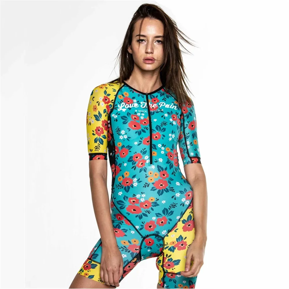 Love The Pain Cycling Womens Triathlon Short Sleeve Skinsuit Summer Outdoor Jersey Profession Team Running Suit Maillot Ciclismo
Love The Pain Cycling Womens Triathlon Short Sleeve Skinsuit Summer Outdoor Jersey Profession Team Running Suit Maillot Ciclismo