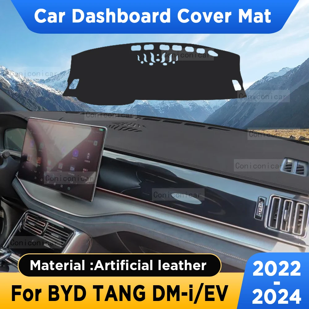 For BYD TANG DM-i EV 2022 2023 2024 Car Dashboard Cover Mat Sun Shade Pad Artificial Leather Rug Panel Mat Carpets Accessories
For BYD TANG DM-i EV 2022 2023 2024 Car Dashboard Cover Mat Sun Shade Pad Artificial Leather Rug Panel Mat Carpets Accessories