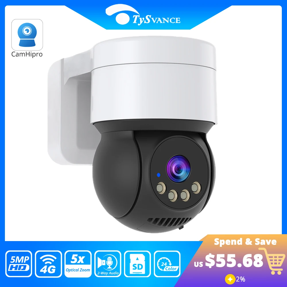 5MP 4G SIM Card IP Camera 1080P HD WIFI PTZ Dome Surveillance Cameras Outdoor Human Detection CCTV P2P Two Way Audio Camhipro
5MP 4G SIM Card IP Camera 1080P HD WIFI PTZ Dome Surveillance Cameras Outdoor Human Detection CCTV P2P Two Way Audio Camhipro