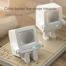 Retro robot speaker USB Charging Mini Bluetooth small speaker wireless portable outdoor sound subwoofer
Retro robot speaker USB Charging Mini Bluetooth small speaker wireless portable outdoor sound subwoofer