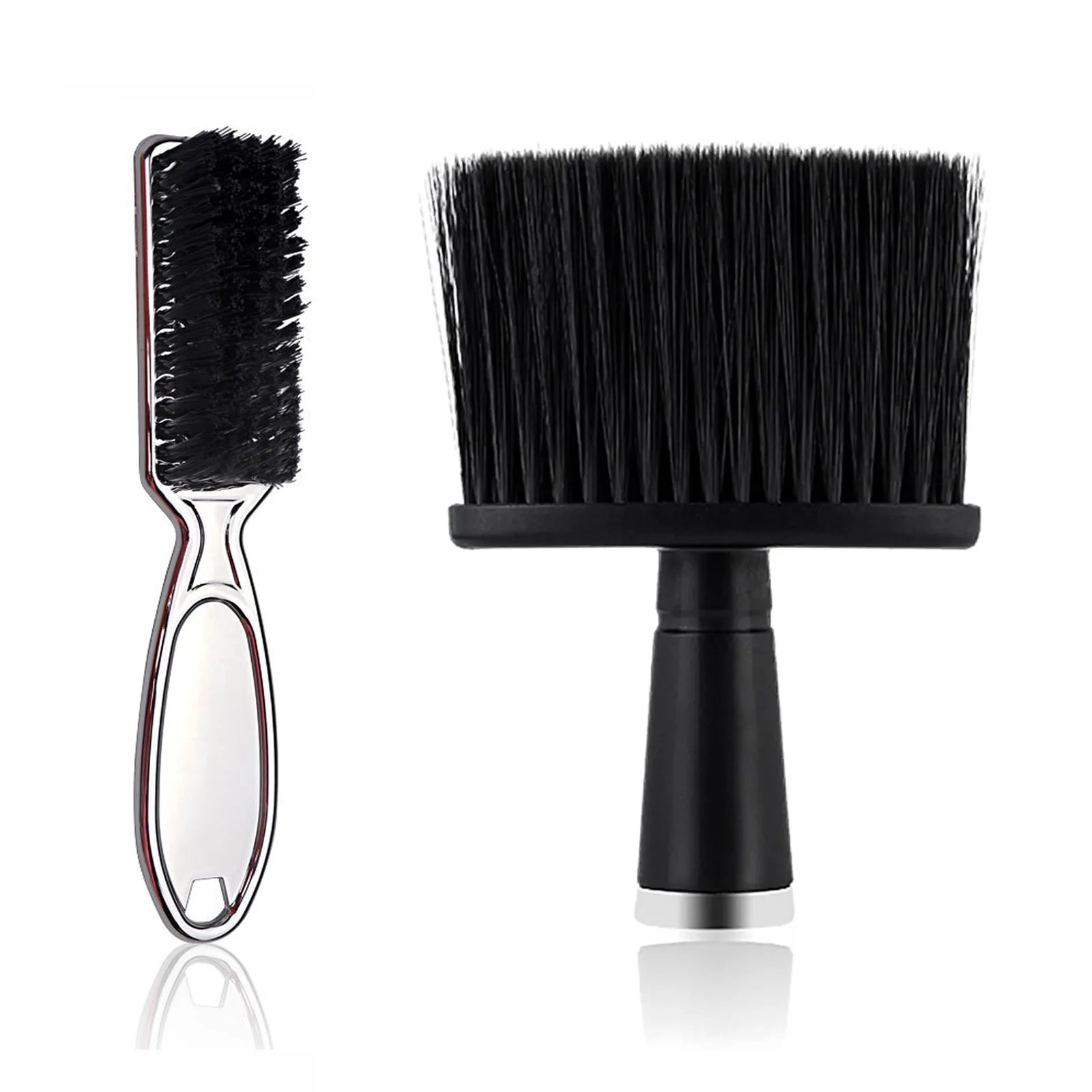 

2PCS Barber Brush Set Hairdresser Blade Clean Brush Neck Duster Brushes Haircut Clipper Cleaning Brush Salon Styling Tools