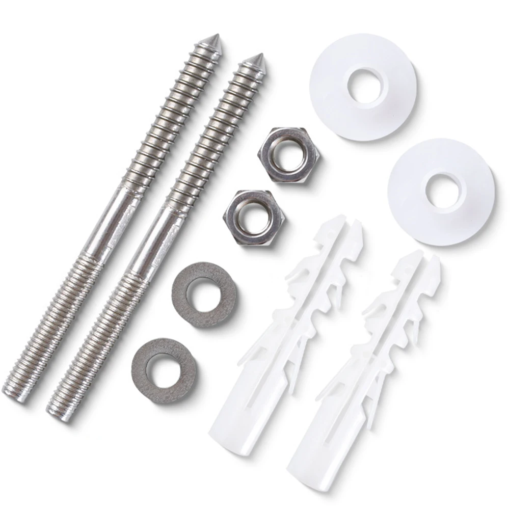 Wash Basin Sink Fixing Kit Set Bathroom Screw Bolt Wall Hanging Standard Walls M10x120mm Silver Stainless Steel
Wash Basin Sink Fixing Kit Set Bathroom Screw Bolt Wall Hanging Standard Walls M10x120mm Silver Stainless Steel
