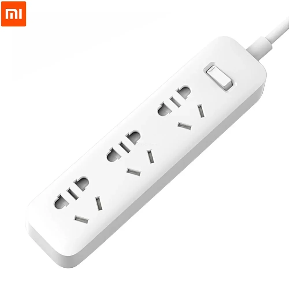 

Оригинальный удлинитель питания Xiaomi Smart Home, быстрая зарядка, 3 USB + 3 розетки, стандартный удлинитель интерфейса