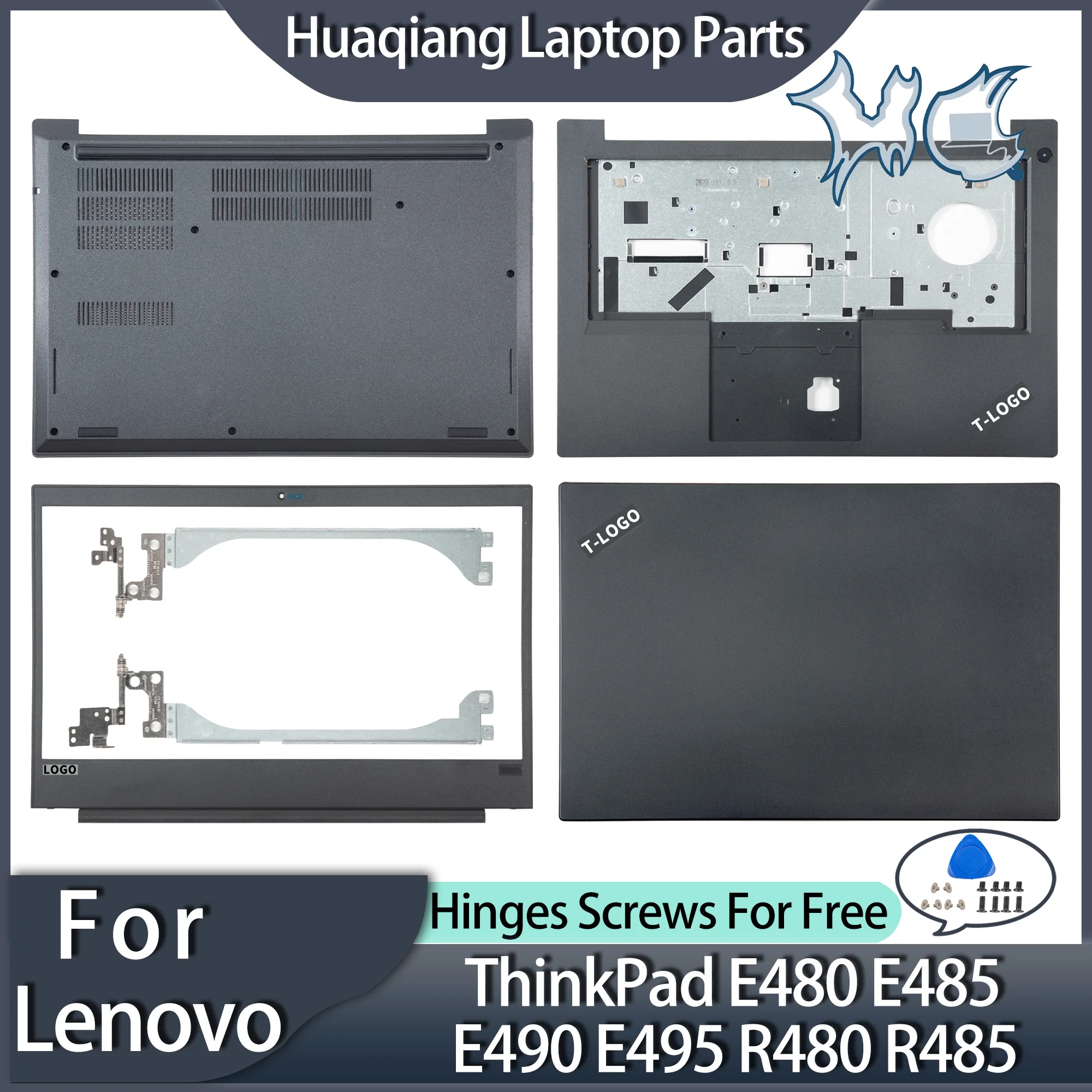 NEW Cases For Lenovo ThinkPad E480 E485 E490 E495 LCD Back Cover Front Bezel HingeCover Hinges Laptop Parts Replace Black 14inch
NEW Cases For Lenovo ThinkPad E480 E485 E490 E495 LCD Back Cover Front Bezel HingeCover Hinges Laptop Parts Replace Black 14inch