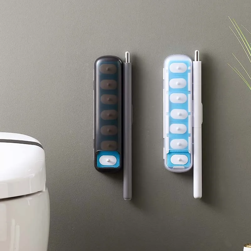 Magnetic Wall-Mounted Toilet Brush Set Disposable WC Brush Head Long Handle Toilet Cleaner Brush for Deep Cleaning
Magnetic Wall-Mounted Toilet Brush Set Disposable WC Brush Head Long Handle Toilet Cleaner Brush for Deep Cleaning