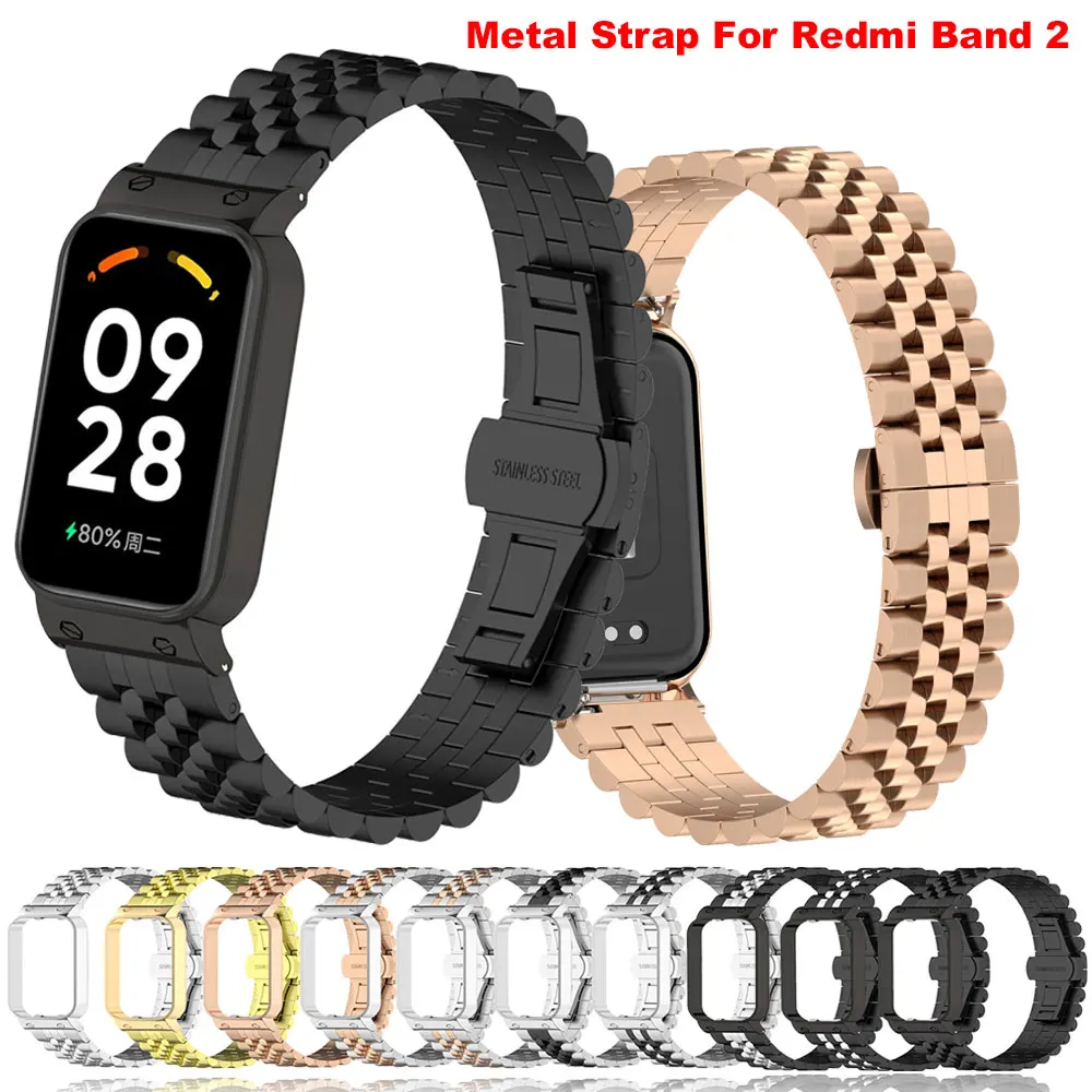 Ремешок из нержавеющей стали для Xiaomi Redmi Band 2, сменный Браслет для Redmi Band2 Correa, умные аксессуары
Ремешок из нержавеющей стали для Xiaomi Redmi Band 2, сменный Браслет для Redmi Band2 Correa, умные аксессуары