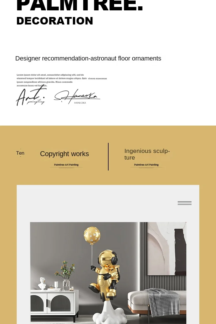 Balloon Astronaut Sculptures 95CM Large Floor Ornaments Home Decor Statue Living Room TV Cabinet Decoration Accessories Figurine Balloon Astronaut Sculptures 95CM Large Floor Ornaments Home Decor Statue Living Room TV Cabinet Decoration Accessories Figurine