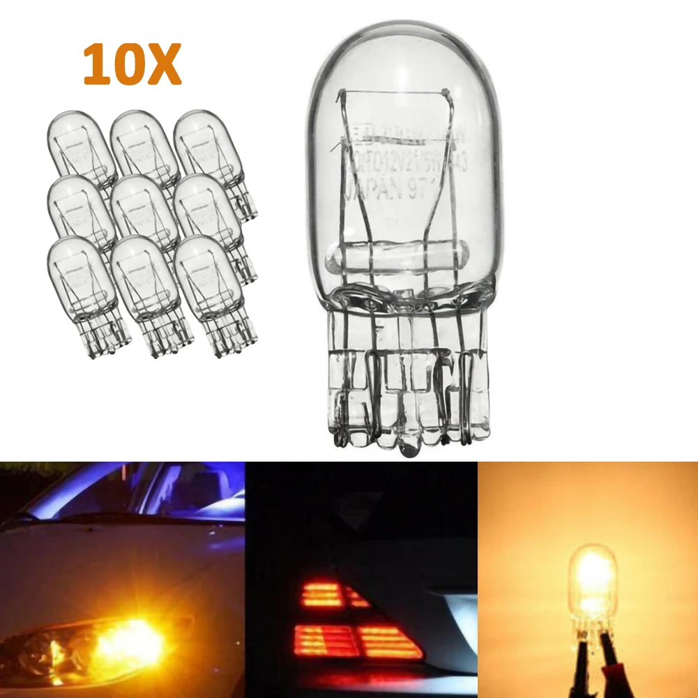 10Pcs T20 Signal Light 6500k Halogen Bulb Clear Glass Daytime Running Lights Turn Stop Brake Tail Bulb DRL Bulbs W21/5W T20
10Pcs T20 Signal Light 6500k Halogen Bulb Clear Glass Daytime Running Lights Turn Stop Brake Tail Bulb DRL Bulbs W21/5W T20